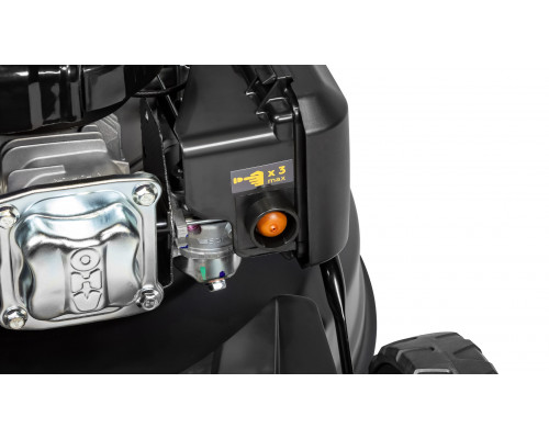 Газонокосилка CHAMPION LM5344 (PRO 4,4кВт привод 525мм 65л 25-75мм 1рычаг/6, 38кг 4в1) (LM5344)