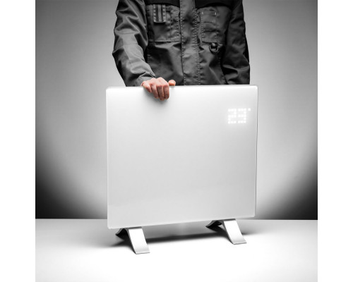 Конвектор электрический OptiPrime-1000, Wi-Fi, тачс, цифровой термостат, 1000 Вт Denzel (98121)