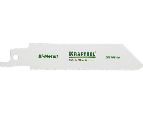 Полотно для сабельной пилы S522EF, по металлу, Bi-Met, шаг 1.4 мм, 80 мм KRAFTOOL 159755-08