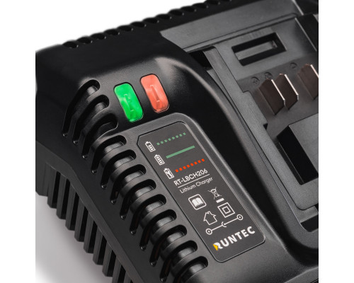 RUNTEC RT-LBCH206 Зарядное устройство RUNTEC PRO для 20В батарей, 6А (RT-LBCH206)