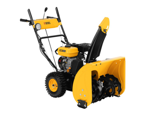 Бензиновая снегоуборочная машина SBM 610, 212 cc, ручной старт, фара Denzel (97653)