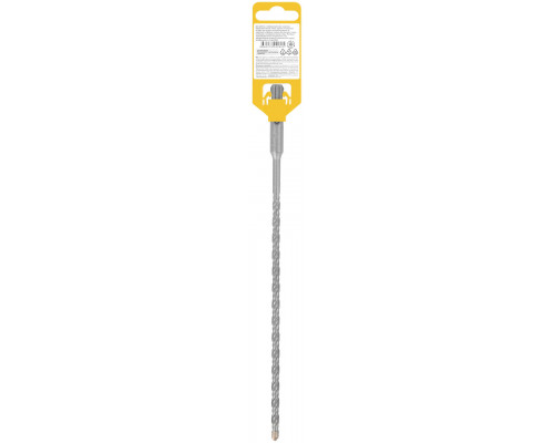 Бур по бетону SDS PLUS, Профи, W-образная вставка, двойная спираль, 6 х 260 мм (32821)