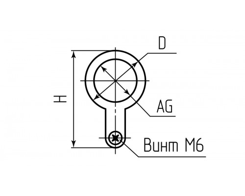 Кольцо заземления латунное КЗ-М32 (Fortisflex) (88657)