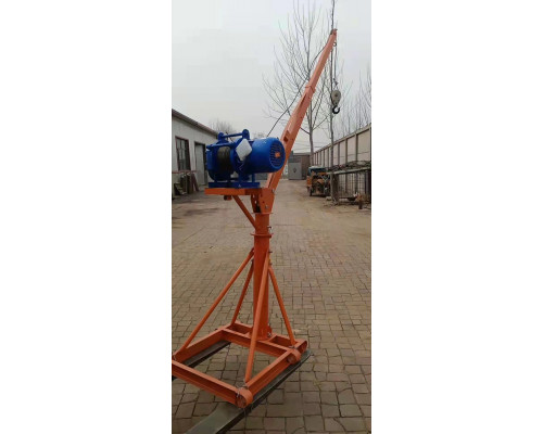 Мини-кран строительный TOR KM 300/500 кг 60/30 м с поворотной стрелой и электролебедкой (220В) (1024010)