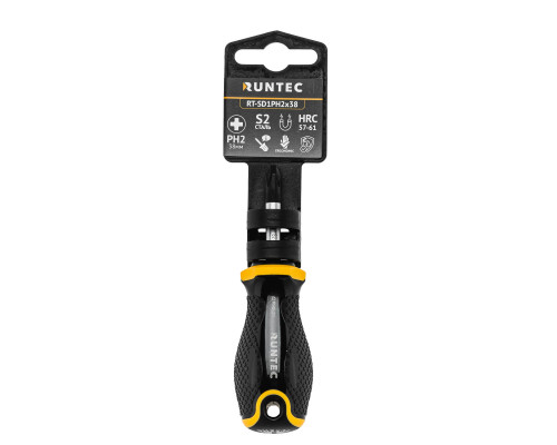 Отвертка PH2 x 38 мм S2 RUNTEC RT-SD1PH2x38