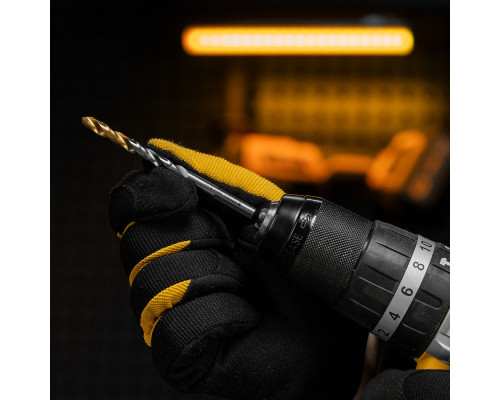 Сверло спиральное по металлу 6 x 93 мм, Р6М5, Golden Tip Denzel (718235)
