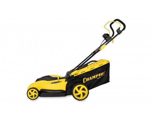 Газонокосилка эл. CHAMPION EM4217 (1,8 кВт пласт+ткань травосб. 50л шир.420мм выс.20-70мм, 12,5кг) (EM4217)