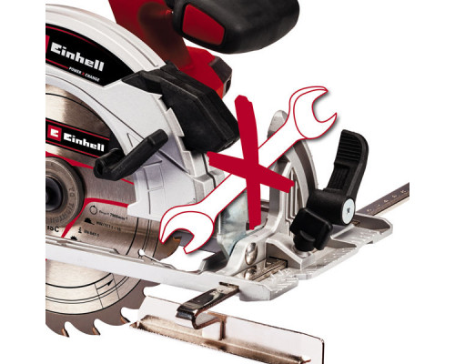 Пила циркулярная акк.Einhell PXC TE-CS 18/165-1 Li 18В,165х20мм,пропил 54м,под направл,без АКК и ЗУ (4331207)