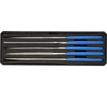 Набор надфилей алмазных 160?80 мм 5 предметов P 140 в пластиковом боксе ЗУБР 33388-160-H5