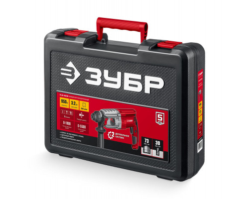 Перфоратор SDS Plus 30 мм 950 Вт мет. корпус ЗУБР П-30-950 М