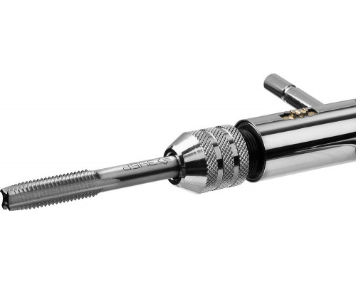 Метчикодержатель для M3-M10 с храповым механизмом и реверсом Профессионал ЗУБР 28137-85