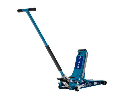 Домкрат гидравлический подкатной 3 т, быстрый подъем, Low profile quick lift, 75-505 мм, профессиональный STELS