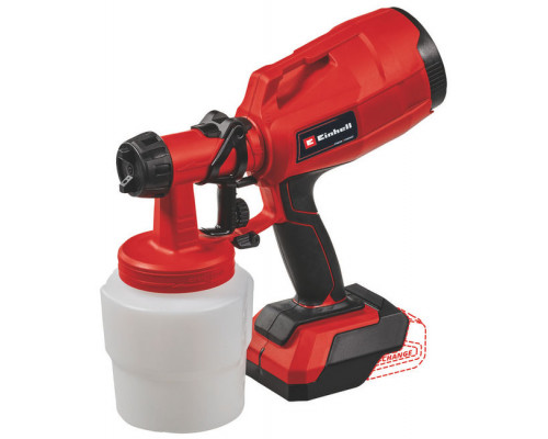 Краскопульт аккумуляторный Einhell TC-SY 18/60 Li, 18В,2 сопла,наб д. чистки,без АКК и ЗУ (4260025)
