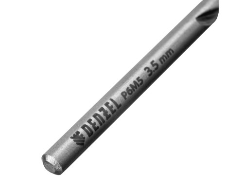Набор сверл по металлу, 1-10 мм, Р6М5-TiN, Golden Tip, 19 шт Denzel (723003)