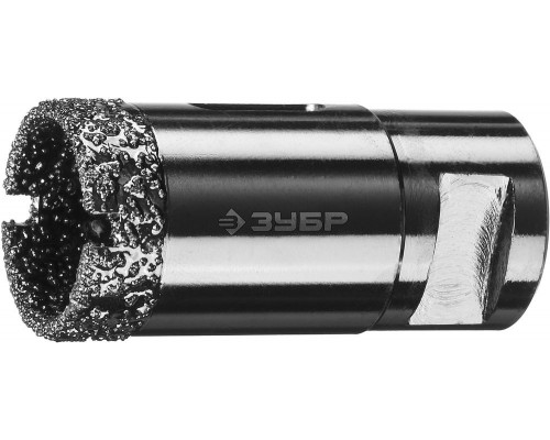 Коронка алмазная вакуумная АВК, d 29 мм, М14, 15 мм кромка ЗУБР Профессионал 29865-29