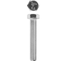 Болт M16 x 90 мм, кл. пр. 5.8, цинк, 5 кг, ГОСТ 7798-70 ЗУБР 303080-16-090