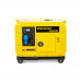 Генератор диз. CHAMPION DG6501ES+ATS (5/5,5кВт 8,9лс 16л 12V 160кг эл.стартер,колеса,счетчик,кожух) (DG6501ES)
