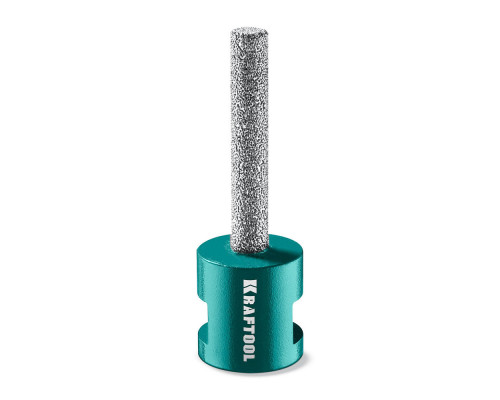 Вакуумная алмазная фреза пальчиковая VS DIAMOND, d 8 мм (М14, 50 мм) KRAFTOOL 29810-08