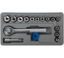 Набор торцевых головок 17 шт. 1/4