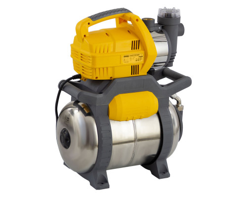 Насосная станция PSХ950X, Х-Pro, 950 Вт, 3300 л/ч, ресивер 24 л, подъем 38 м, нержавейка Denzel (97214)