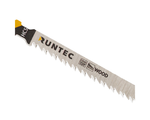 Пилки для лобзика по дереву T 101 BR, HCS, 5 шт RUNTEC RT-T101BR
