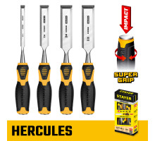 Набор стамесок-долот 4 предм Hercules Professional STAYER 18205-H4