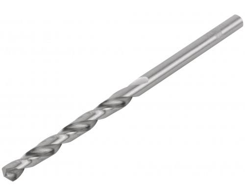 Сверла по металлу HSS шлифованные, угол заточки 135°, 4,0 x 75 мм (5 шт.) (35687М)