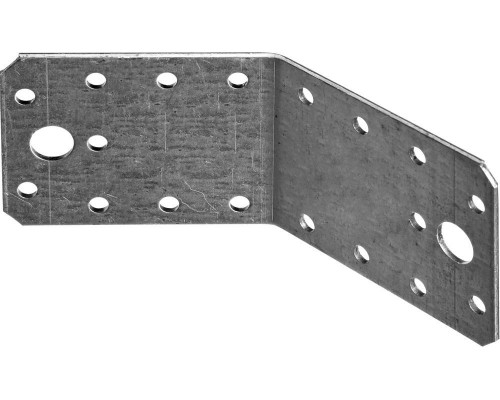 Крепежный уголок УК-135-2.0 55 x 70 x 70 x 2 мм, 135 град, цинк ЗУБР 310136-55-070
