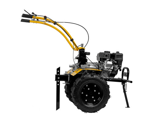 Мотоблок DPT-370X, 7 л.с, дисковое сцепление, ширина 90 см, глубина 35 см, фрез 3 х 4, ВОМ, передачи 3В/1Н Denzel (56406)