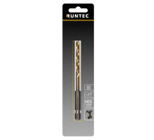 Сверло по металлу Runtec HSS-TiN 4 x 94мм HEX 1/4 RUNTEC RT-DS4