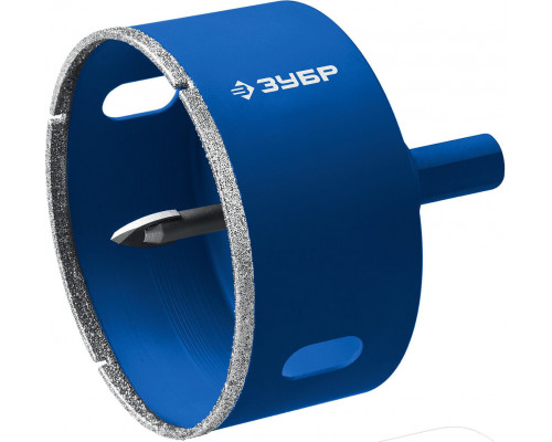 Коронка алмазная АГК, d 120 мм, центр. сверло, трехгранный хвост, Р60 ЗУБР Профессионал 29850-120