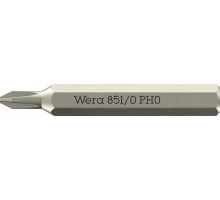 851/0 Micro Phillips Бита крестовая, JCIS PH 0 x 30 мм, хвостовик шестигранный 5/32