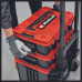 Кейс инструментальный системный Einhell E-Case L, внутренние р.415х273х320мм,до120кг,колеса,выдв.рук (4540014)