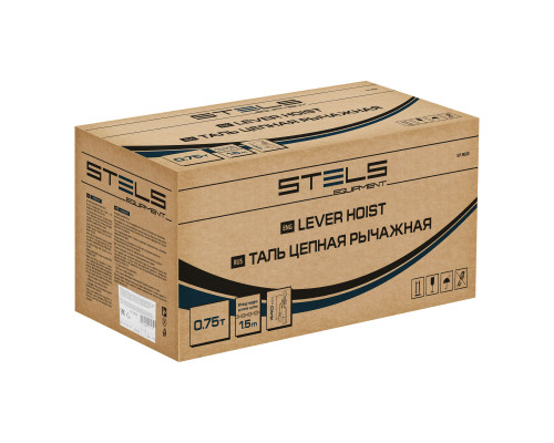 Таль цепная рычажная, 0.75 т, h подъема 1.5 м Stels (51902)