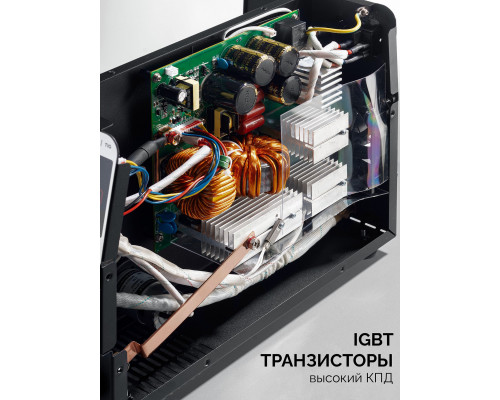 ЗУБР СИНЕРГИЯ, MIG / MAG, FCAW, MMA, TIG, 210 А, полуавтомат сварочный, с газом / без газа, горелка ПСГ-220 (ПСГ-М7-210)