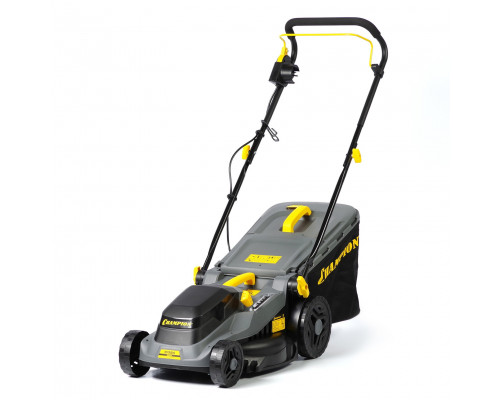 Газонокосилка эл. CHAMPION EM3816 (1,6 кВт пласт.+ткань травосб. 42л ширина 380мм 30-75мм, 11,3кг) (EM3816)