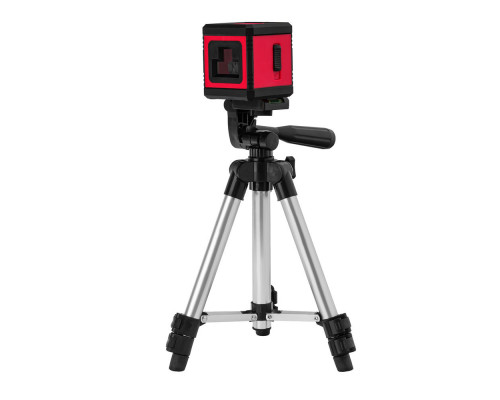 Лазерный уровень XQB RED Pro SET, 10 м, красный луч, батарейки, штатив MTX (350185)
