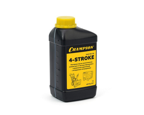 Масло для 4-тактных двигателей синтетическое зимнее CHAMPION SAE 5W30 API SL/CF 1л (952856)
