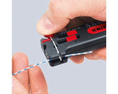 Мини-стриппер для тонких медных кабелей, O 0.12-0.4 мм AWG 36-26, SB (KN-1280040SB)