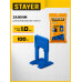 STAYER СВП TileFix, 1,0 мм, 100 шт, система выравнивания плитки ?ворота? (33845-100)