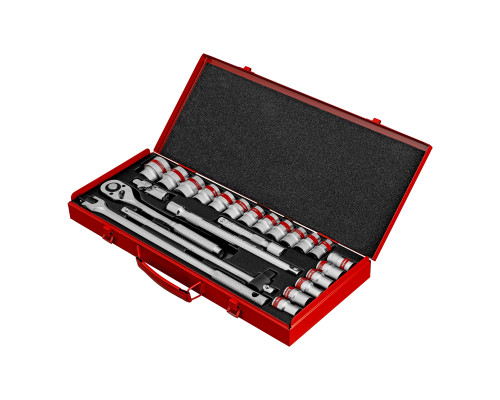 Набор торцевых головок с трещоткой 1/2