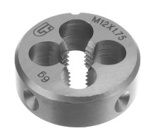 Плашка М12 х 1.75 мм Сибртех