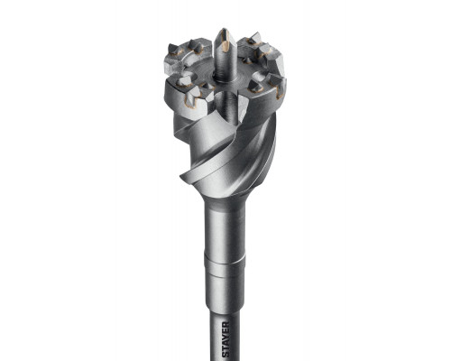 Бур SDS-max проломной PROFESSIONAL HERCULES-4Х d55 х 500/600 мм STAYER 29319-55-600