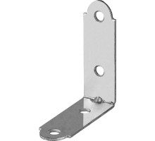 Узкий мебельный уголок 40 x 40 x 17 x 1.5 мм белый цинк ЗУБР УМ-1.5 31032-40