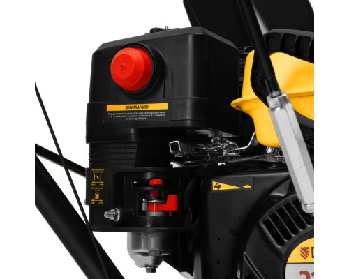 Бензиновая снегоуборочная машина SBM 610, 212 cc, ручной старт, фара Denzel (97653)