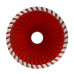 Диск алмазный, отрезной Turbo, 115 х 22.2 мм, сухая резка Matrix Professional (73178)