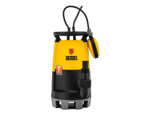 Дренажный насос для чистой и грязной воды DP450S, 450 Вт, напор 6 м, 12000 л/ч Denzel (97267)
