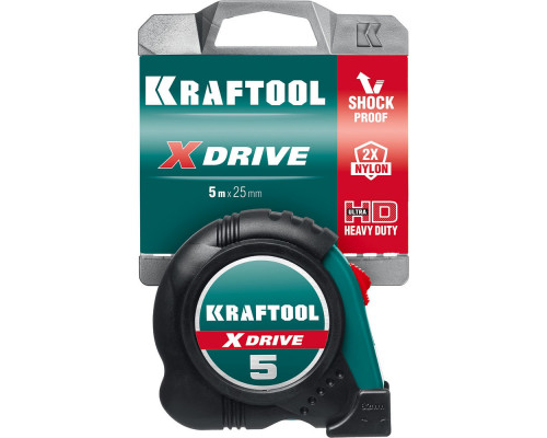 Рулетка 5 м х 25 мм X-Drive KRAFTOOL 34122-05-25