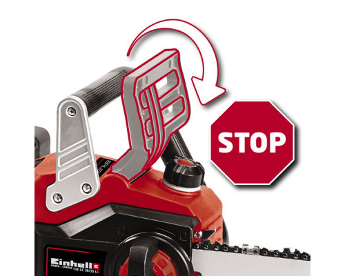 Пила цепная аккумуляторная Einhell PXC GP(GE)-LC 36/35 Li, 2х18В,BL,шина Oregon 35см,без АКК и ЗУ (4501780)