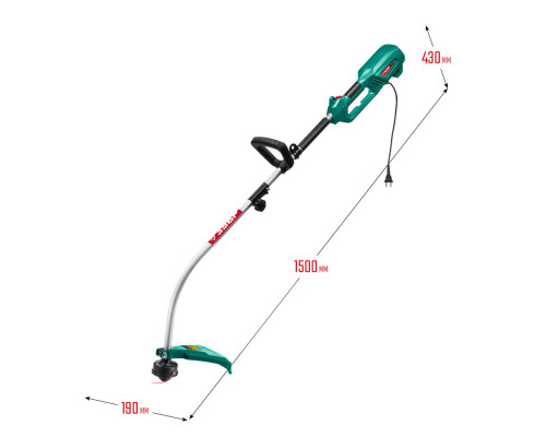 Триммер сетевой 1300 Вт ш/с 38 см ЗУБР ТСВ-38-1300